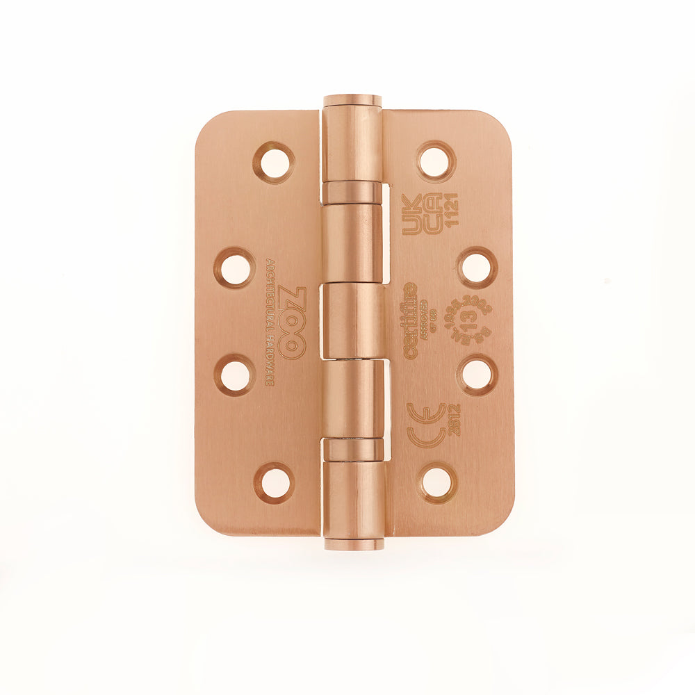 Grade 13 Hinges - Ball Bearing 102mm x 76mm x 3mm Radius Corner