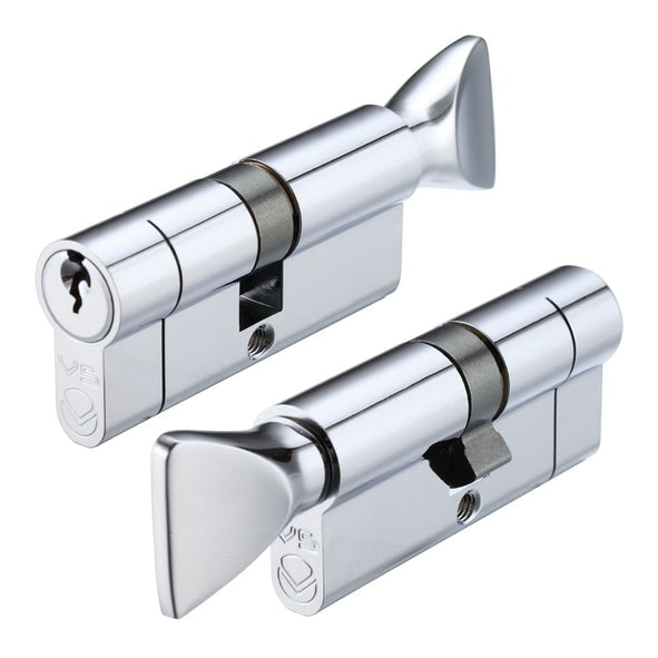 V5 100mm Euro Cylinder and Turn Keyed Alike