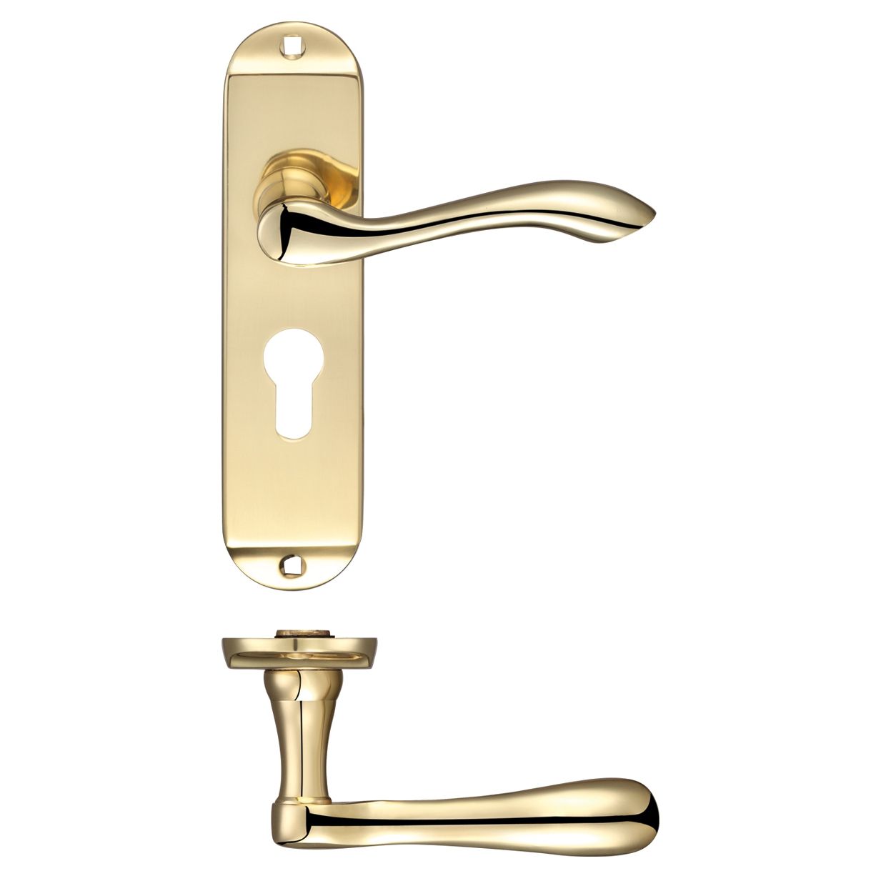 Arundel Lever Lock (57mm c/c) Furniture - Short Plate  175 x 42mm