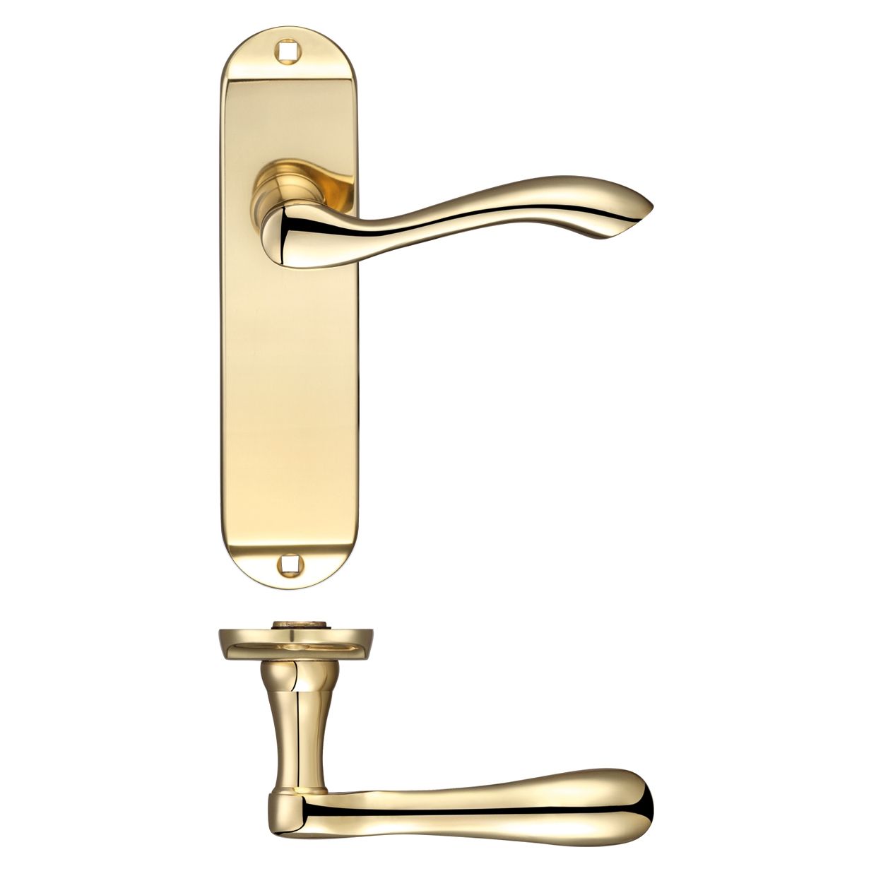 Arundel Lever Latch Furniture - Short Plate 175 x 42mm
