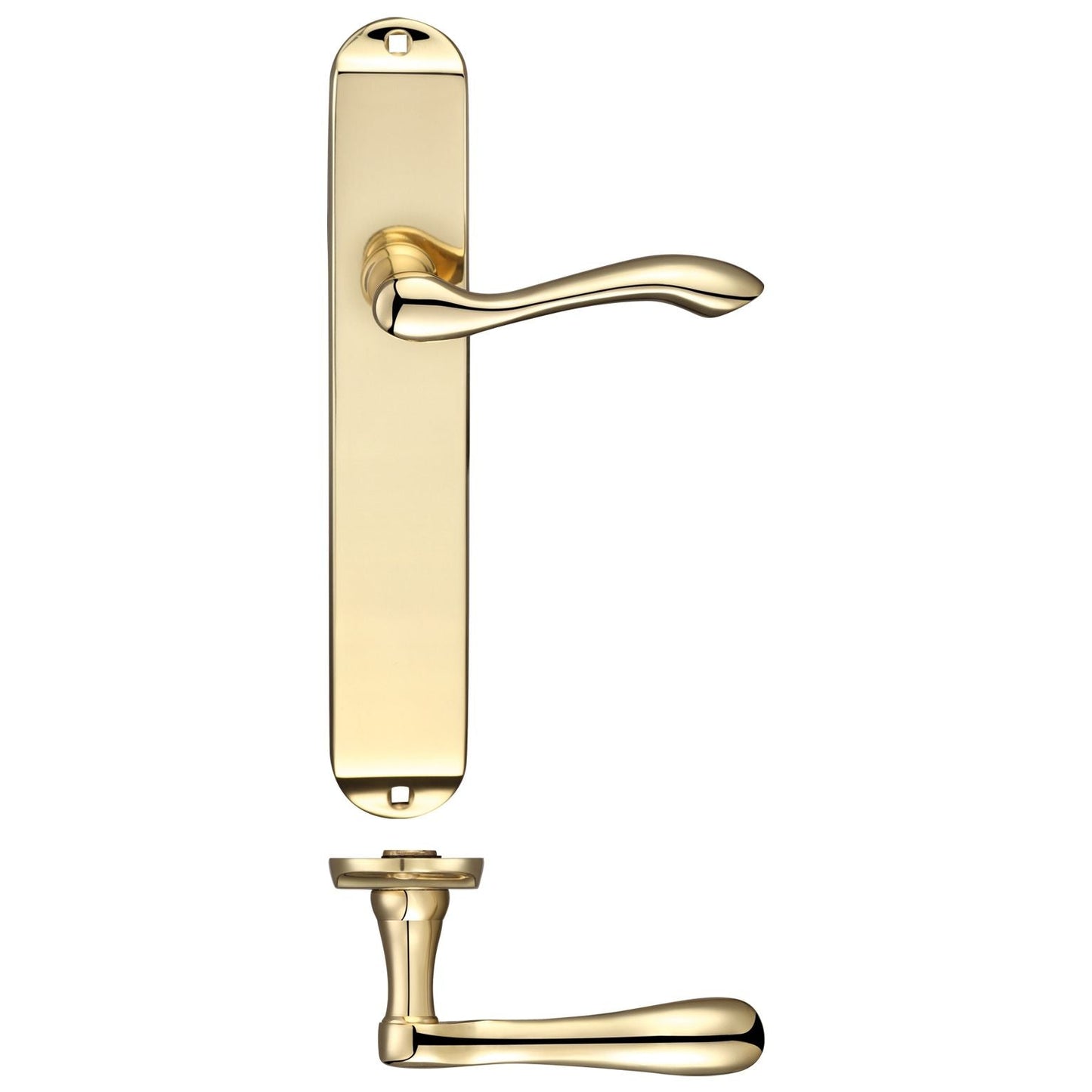 Arundel Lever Latch Furniture - Long Plate  245 x 42mm