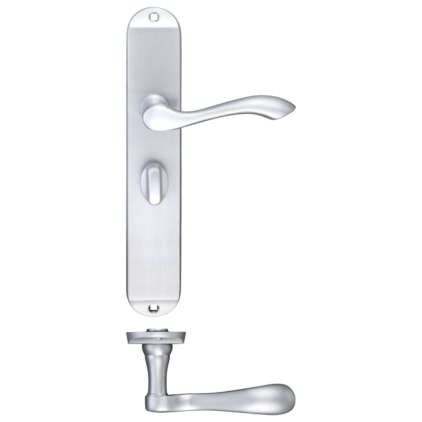 Arundel Lever Bathroom (57mm c/c) Furniture - Long Plate    245 x 42mm