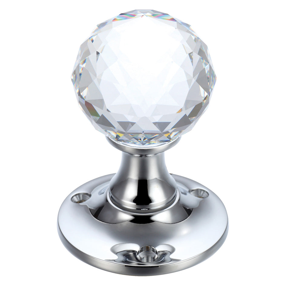 Glass Ball Mortice Knob - 50mm