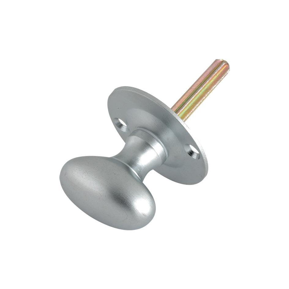 Oval Thumb Turn - Rack Bolt - 38mm Rose Diameter