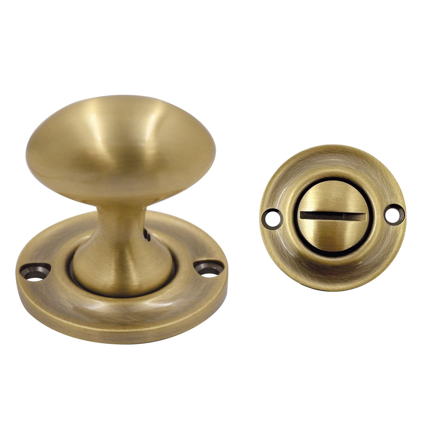 Oval Thumb Turn with Coin Release - 5mm / 42mm Spindle