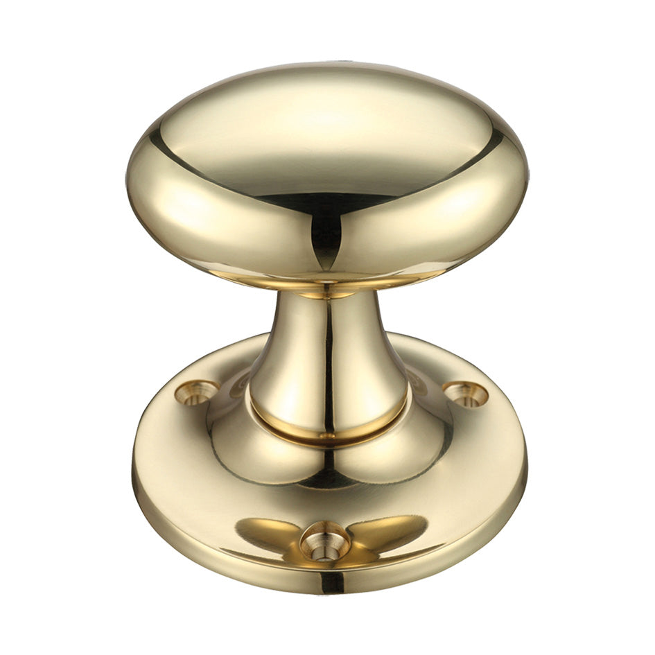 Oval Mortice Knob Furniture - 60mm Rose Diameter