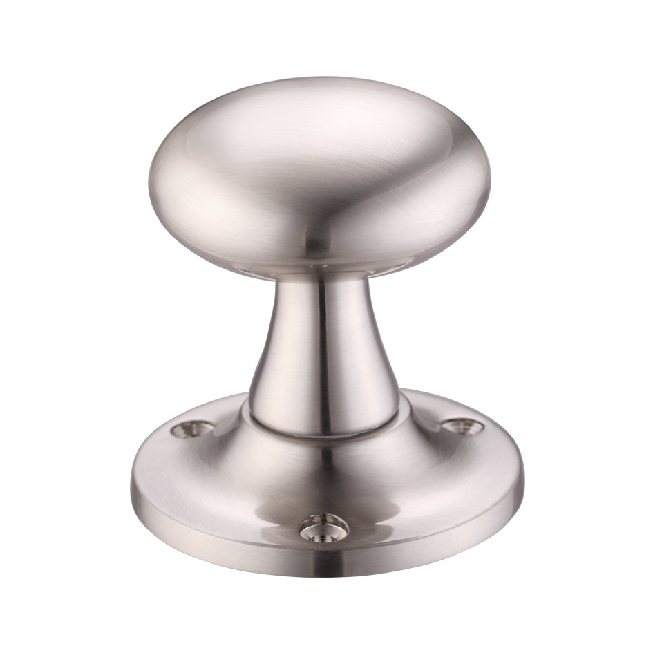 Mushroom Mortice Knob Furniture  60mm Rose dia.