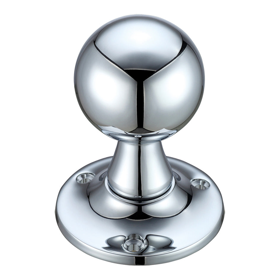 Ball Mortice Knob Furniture  60mm Rose dia.