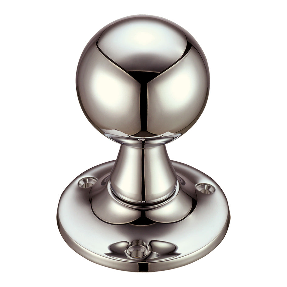 Ball Mortice Knob Furniture  60mm Rose dia.