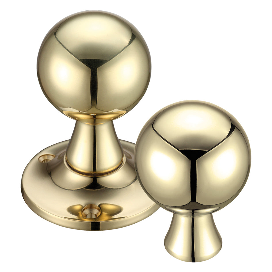 Ball Mortice Knob Furniture  60mm Rose dia.
