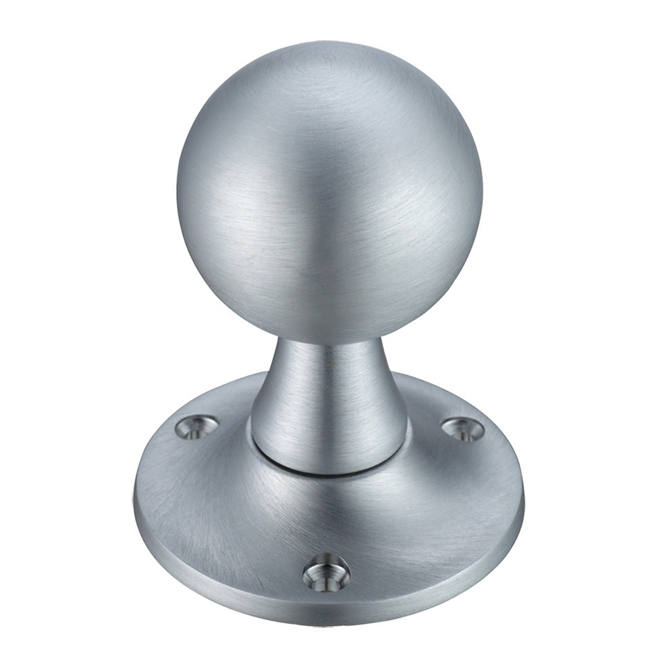 Ball Mortice Knob Furniture  60mm Rose dia.