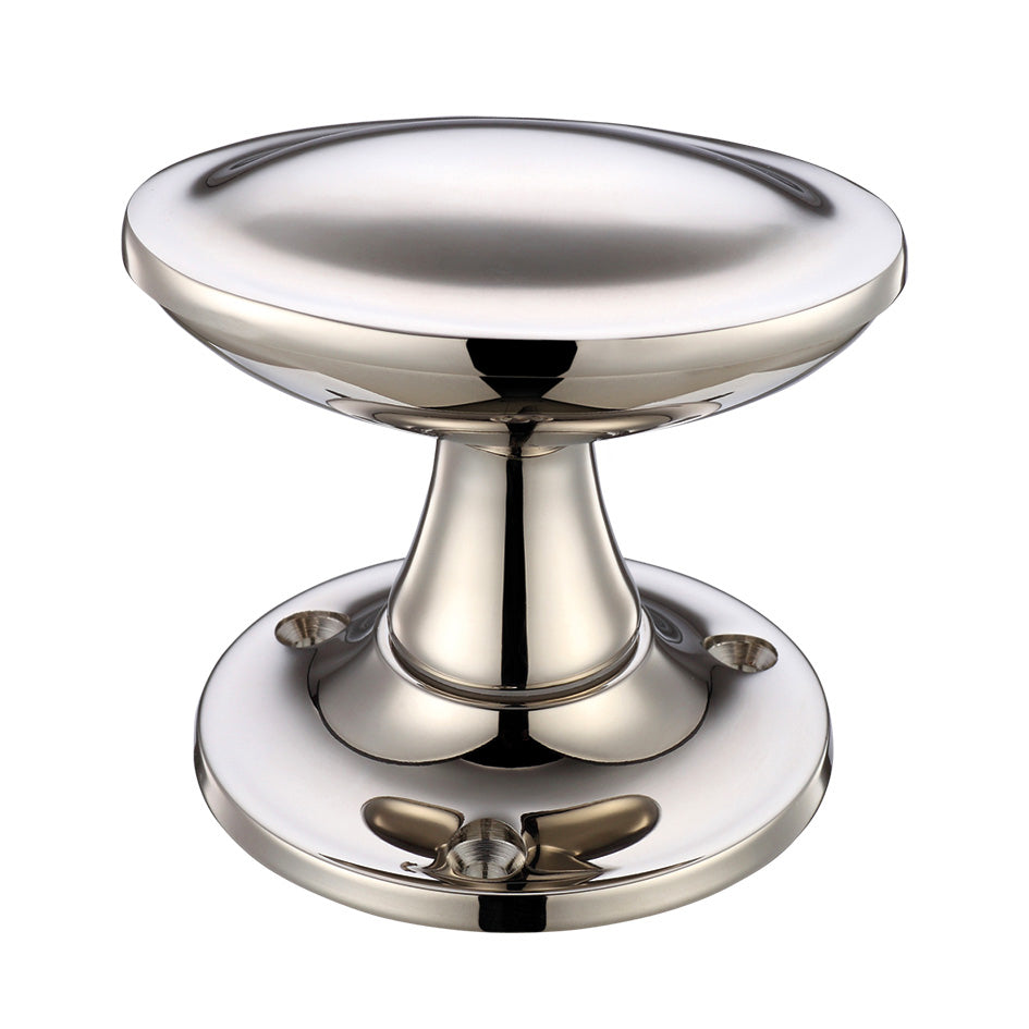 Oval Stepped Mortice Knob Furniture - 60mm Rose Diameter