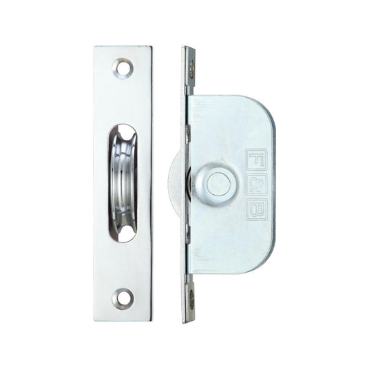 Brass Ball Bearing Pulleys - 1 3/4" Square Forend