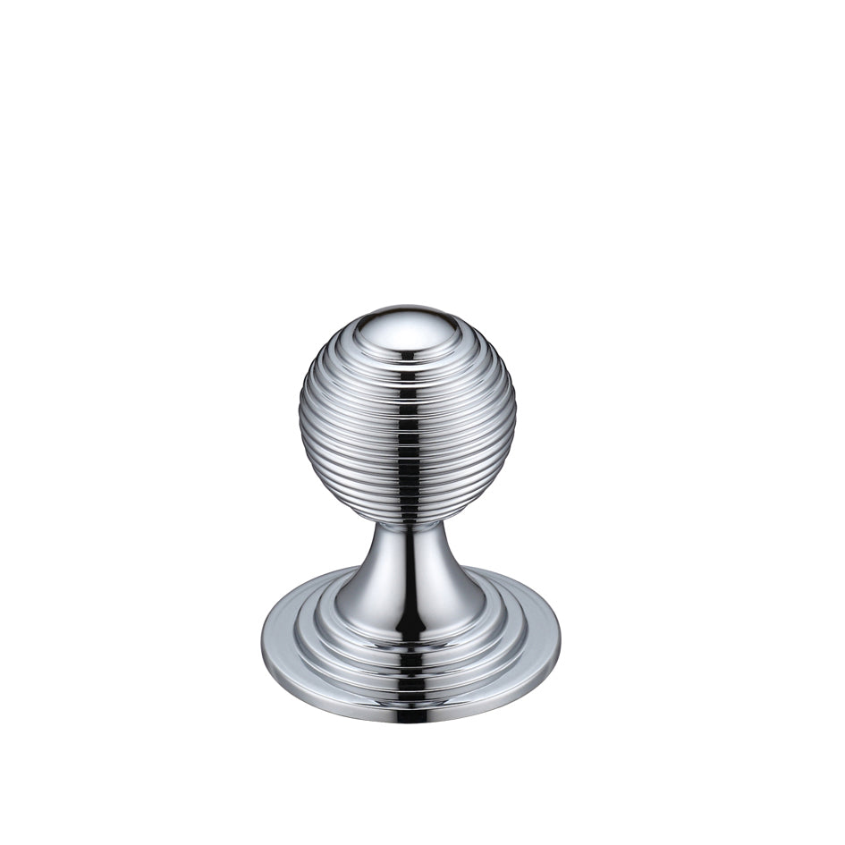Queen Anne Ringed Knob - 25mm Rose Dia