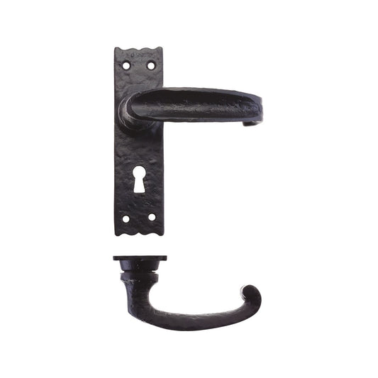 Traditional Slimline Thumb Lever on Lock Backplate