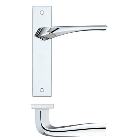 Aries Lever Latch On Backplate - 190x42mm