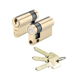 V10 Euro Single Cylinder 55mm Master Keyed