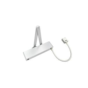 Electro Magnetic Overhead Door Closer, Hold Open/Swing Free, Fixed Size 5 c/w Matching Arm/Square Cover