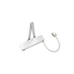 Electro Magnetic Overhead Door Closer, Hold Open/Swing Free, Fixed Size 4 c/w Matching Arm/Square Cover