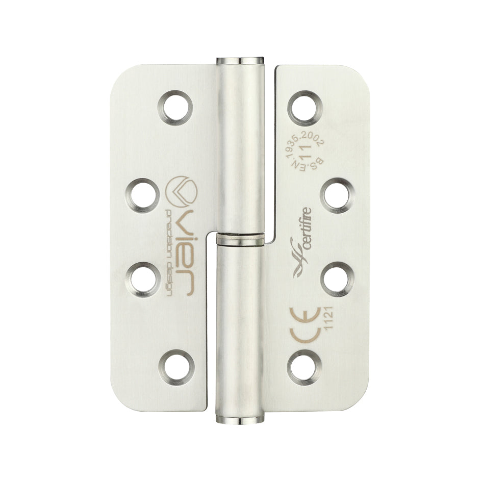 Grade 11 Lift Off Hinge Stainless Steel - Radius - Grade 201 - 102 x 76 x 3mm
