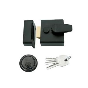 Narrow Nightlatch - 40mm c/w 5 Pin Cylinder