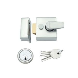 Narrow Nightlatch - 40mm c/w 5 Pin Cylinder