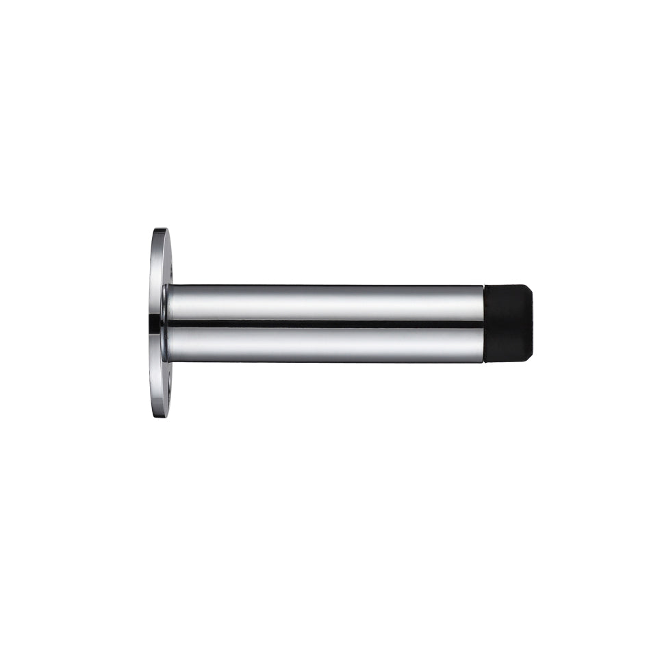 Door Stop - Cylinder with Rose 70mm - Face Fix