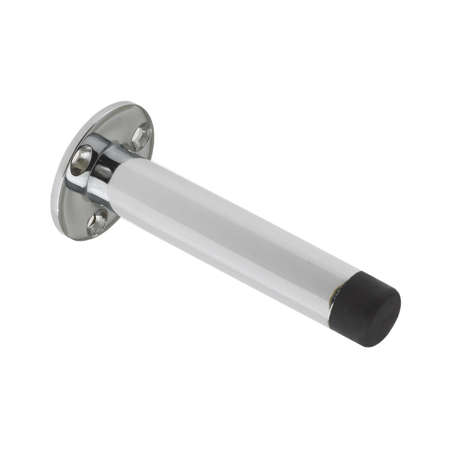 Door Stop - Cylinder c/w Rose 80mm