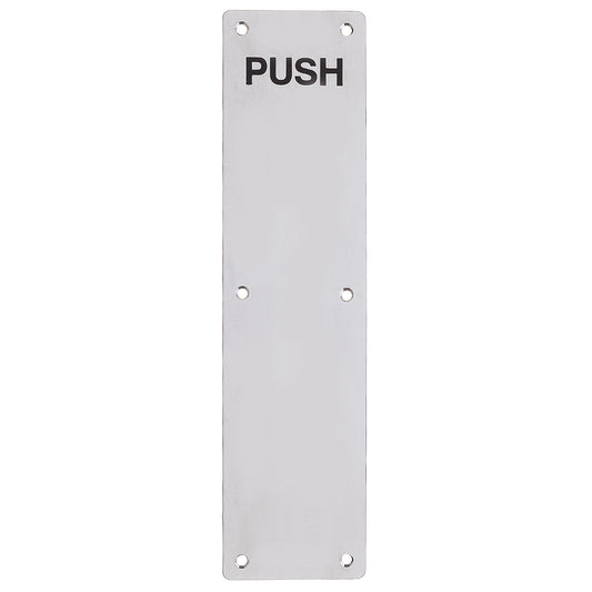 Finger Plate - Push (Radius) 75mm x 650mm