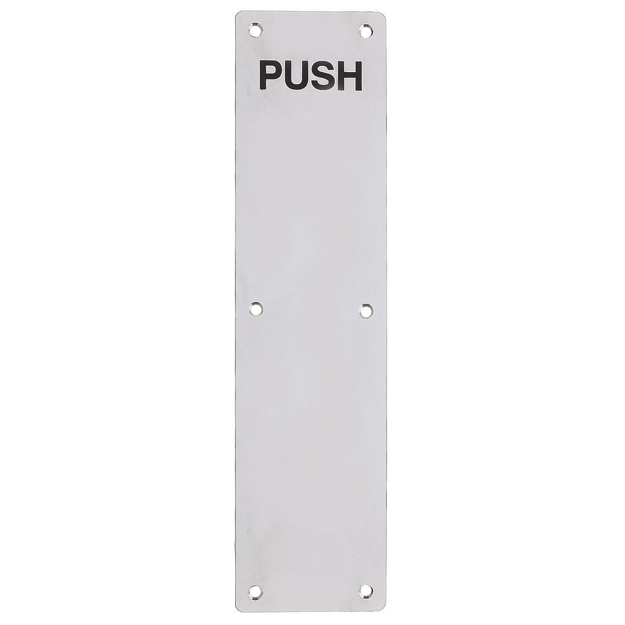 Finger Plate - Push (Radius) 75mm x 350mm