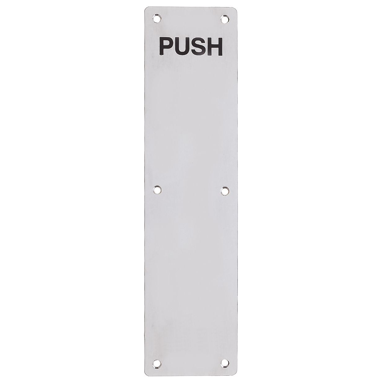 Finger Plate - Push (Radius) 75mm x 300mm