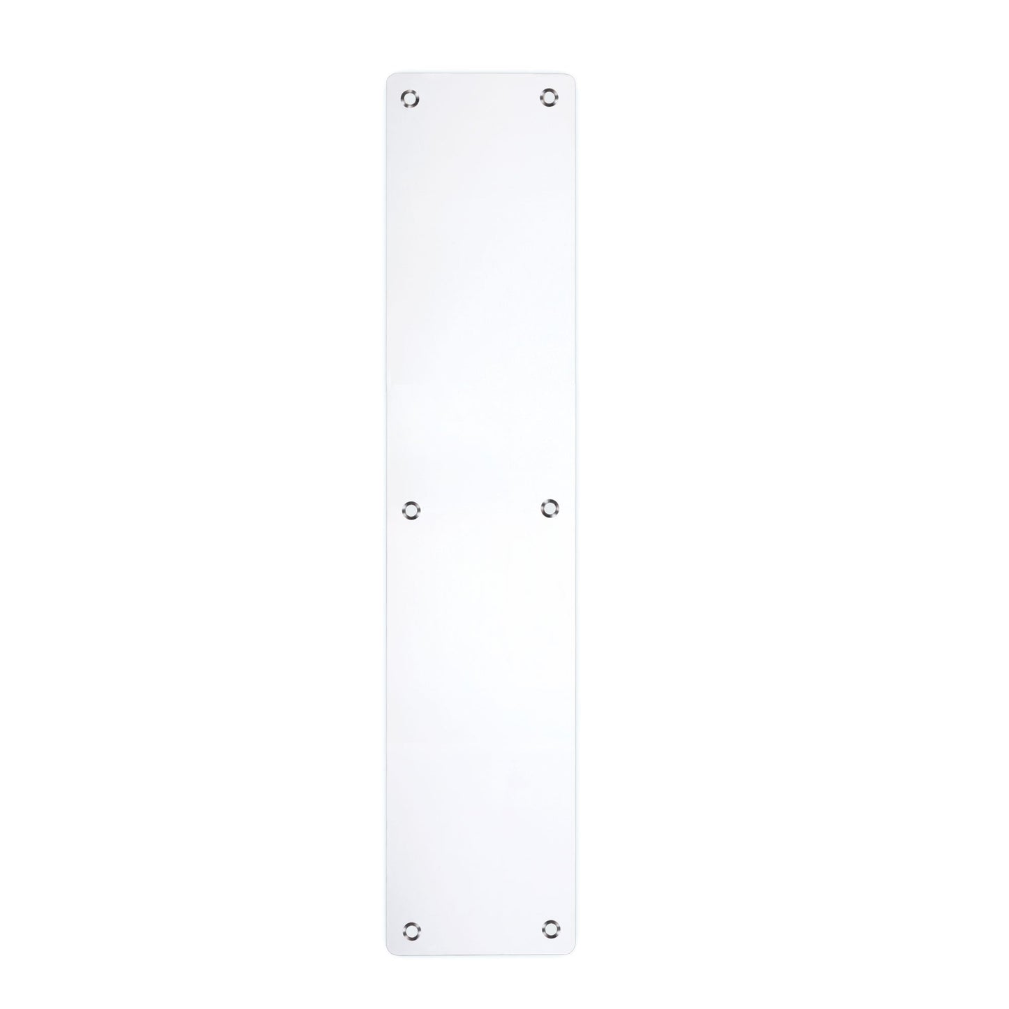 Finger Plate - Blank (Rounded Corner) 75mm x 350mm