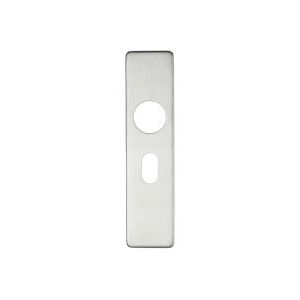 Cover Plate for 19mm RTD Lever on Short Backplate - Oval Profile 48.5mm - 45mm x 180mm