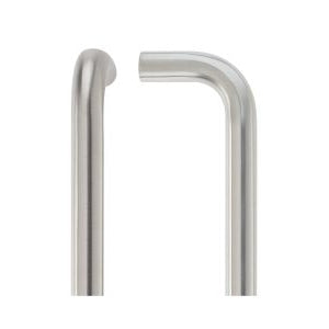 19mm D Pull Handle - 300mm Centers - Bolt Through Fixings