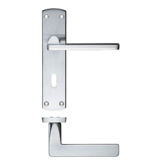 Leon Lever Lock (57mm c/c) On Backplate - 170mm x 40mm