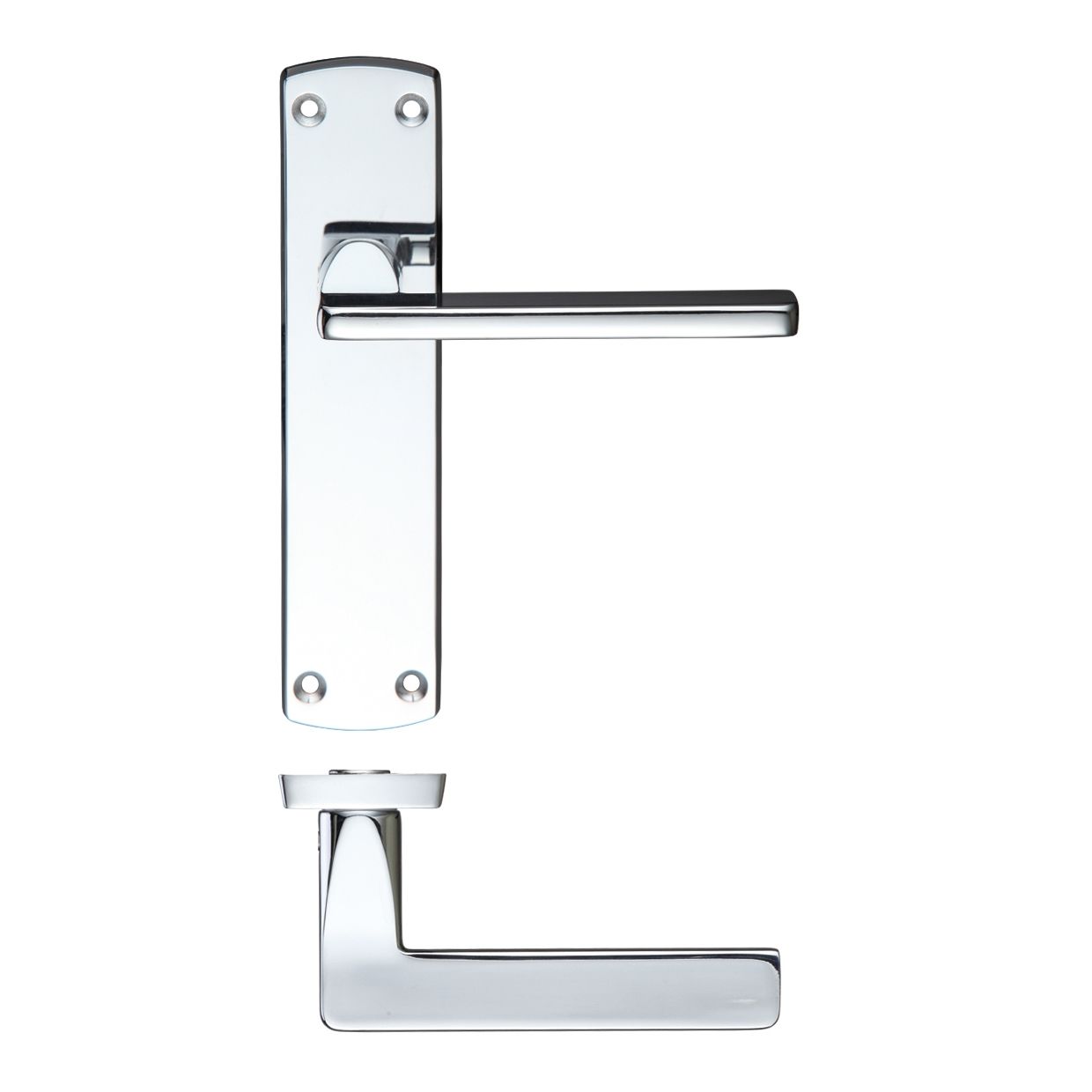 Leon Lever Latch On Backplate 170mm x 40mm
