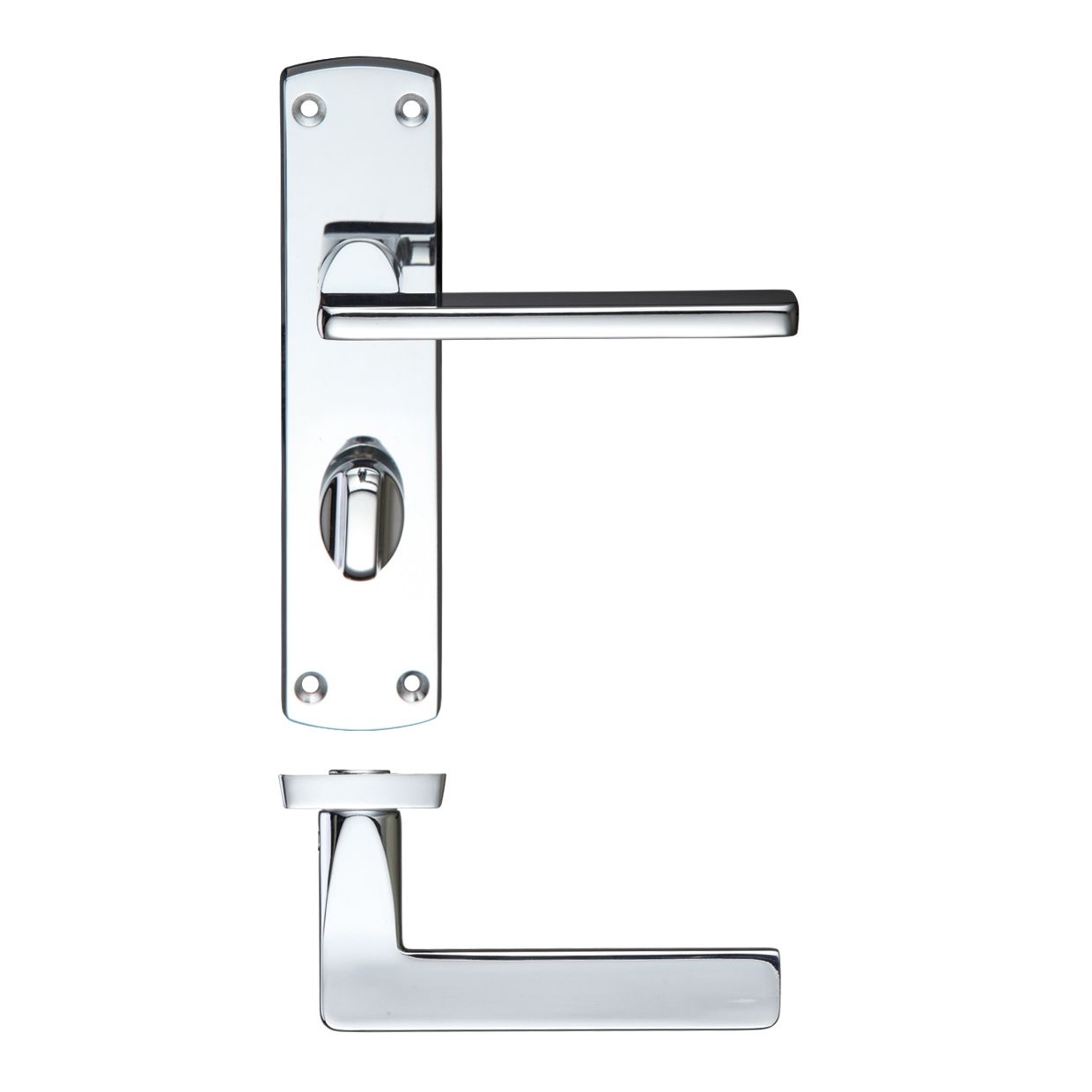 Leon Lever Bathroom (57mm c/c) On Backplate 170mm x 40mm