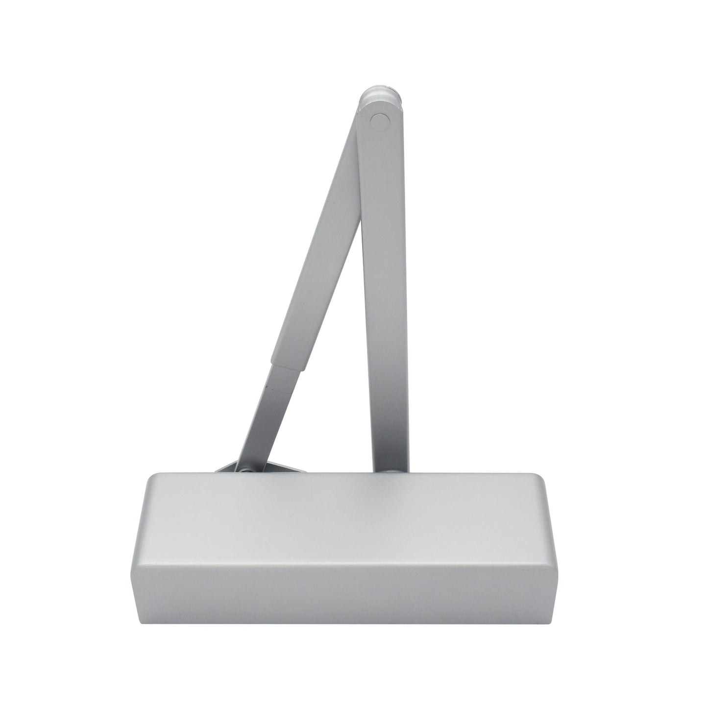 Overhead Door Closer, Power Adjustable Size 2-4 + Matching Finish Armset/Fig 6 Bracket and Semi Radius Cover