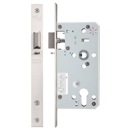 DIN Night Latch - 72mm c/c - Backset 55mm