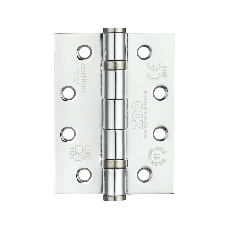 Ball Bearing Hinge - Steel 102 x 76 x 3mm