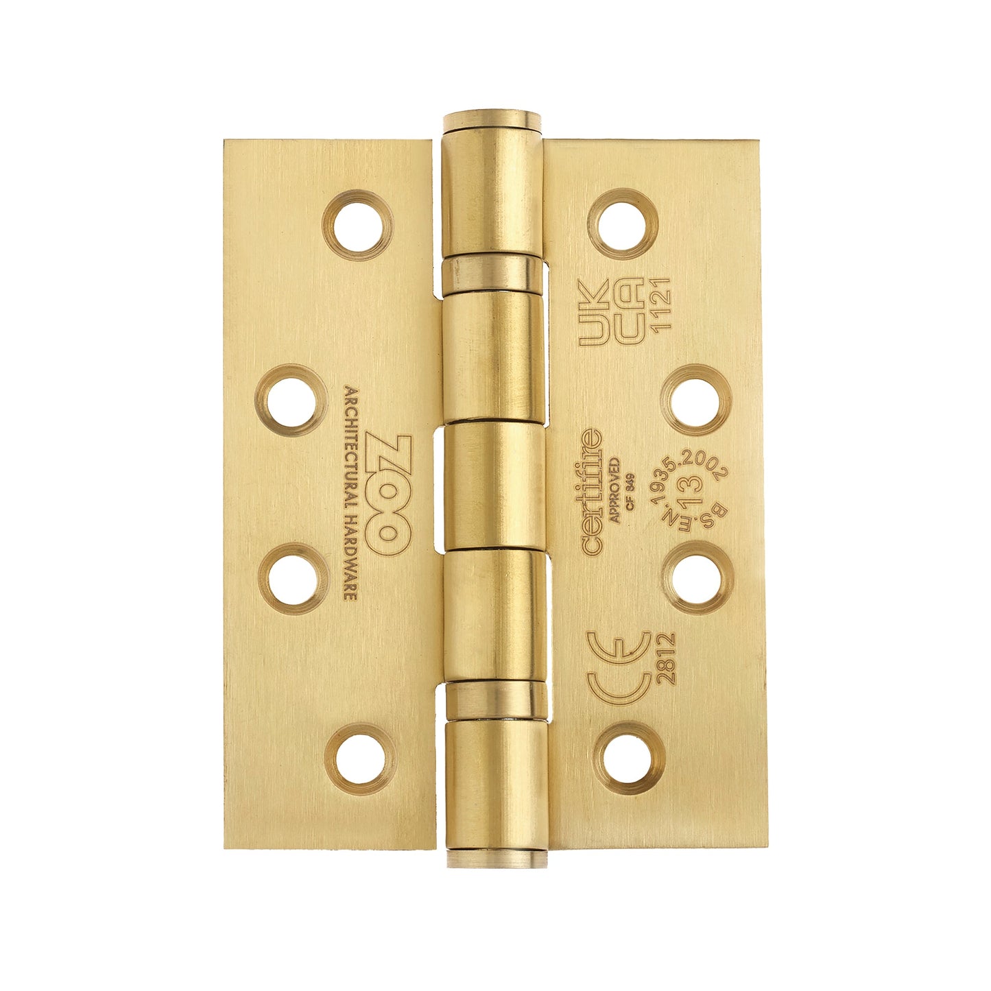 Grade 13 Hinges - Ball Bearing 102mm x 76mm x 3mm Square Corner