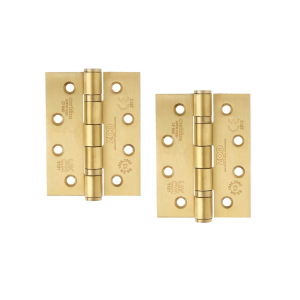Grade 13 Hinges - Ball Bearing 102mm x 76mm x 3mm Pair And a Half Square Corner