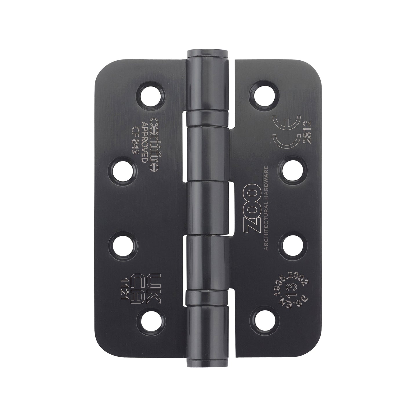 Grade 13 Hinges - Ball Bearing 102mm x 76mm x 3mm Radius Corner