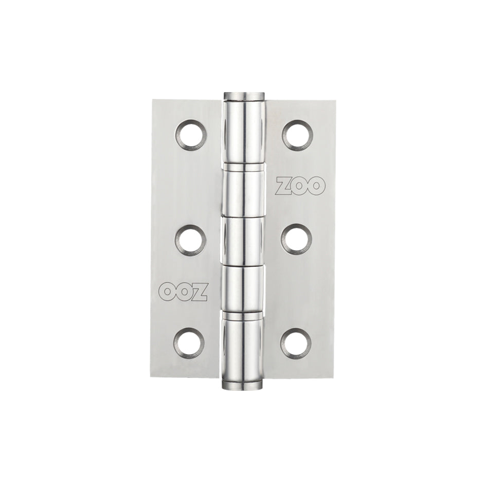 2 Washered Hinge Stainless Steel - Grade 201 - 3"x2"x2mm