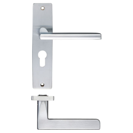Venice Lever Euro Lock (47.5mm c/c) On Backplate - 180x43mm