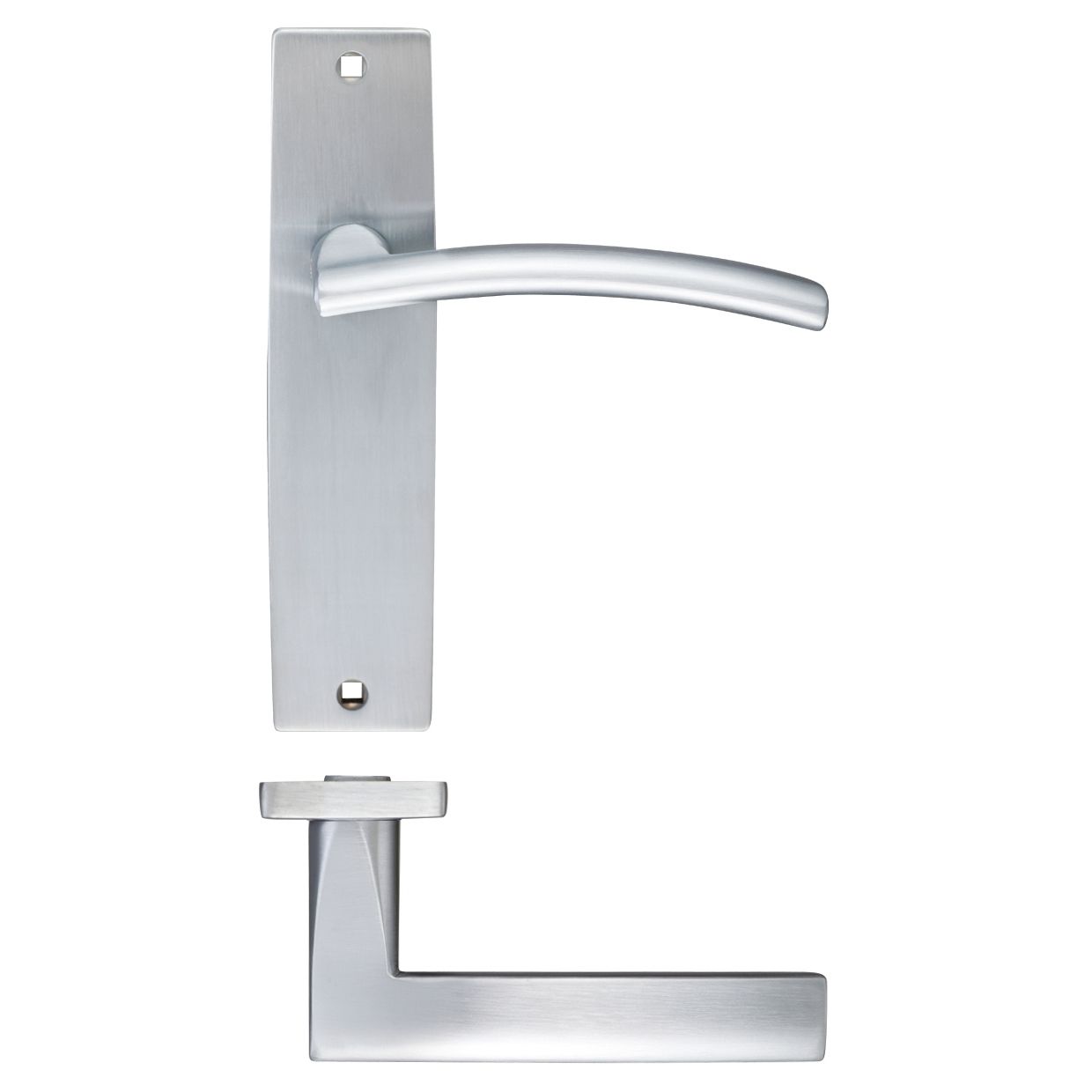 Amalfi Lever Latch On Backplate - 180x43mm