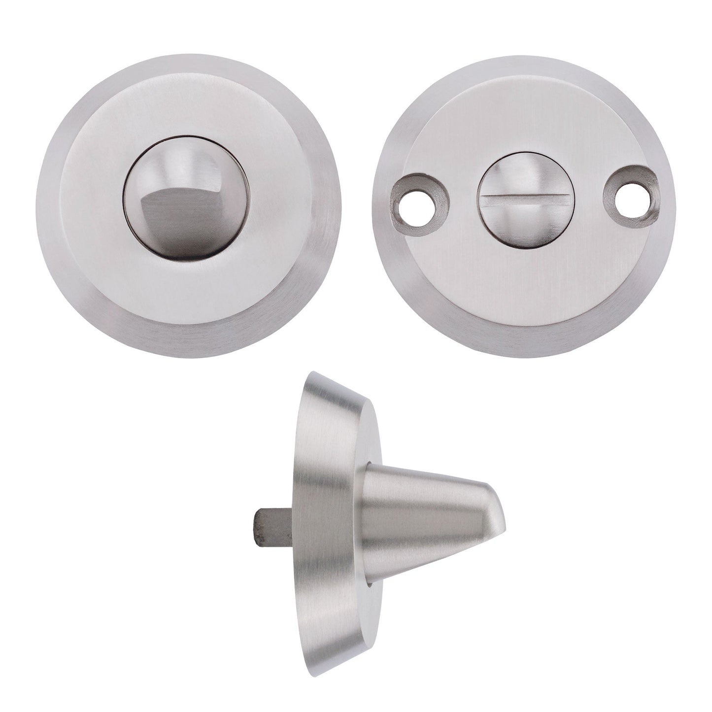 Anti Ligature Turn & release Set - 8mm Spindle - Satin St. Steel