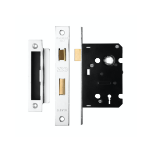 3 Lever Mortice Sashlock, 64mm - 57mm Centres, Square