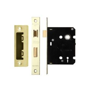3 Lever Mortice Sashlock, 76mm - 57mm Centres, Square