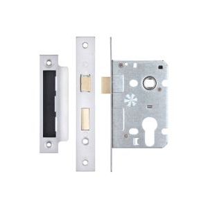 Euro Profile Mortice Sashlock, 64mm - 47.5mm Centres, Square